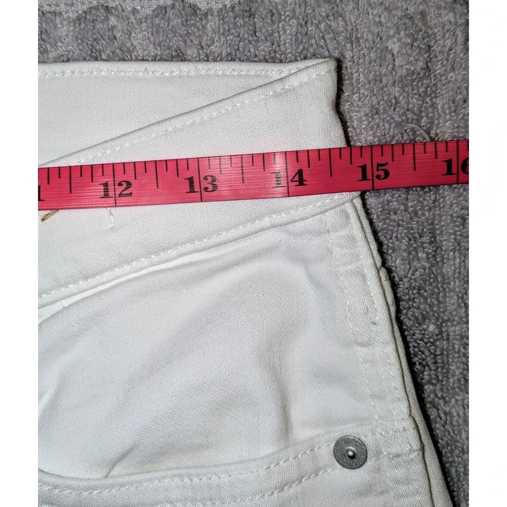 Madewell Stovepipe Jeans White High Rise Straight Leg‎ Size 28 NWT $128